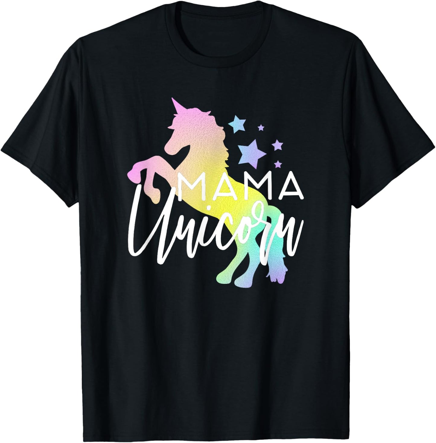 Mama Unicorn T-Shirt - T-Shirt | Black