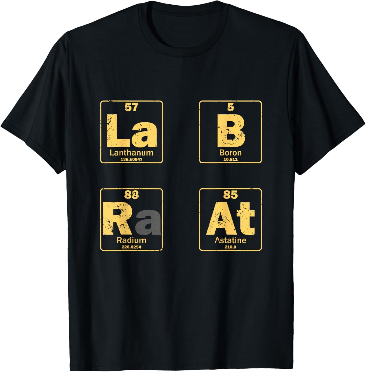 Lab Rat Periodic Elements T-Shirt - T-Shirt | Black