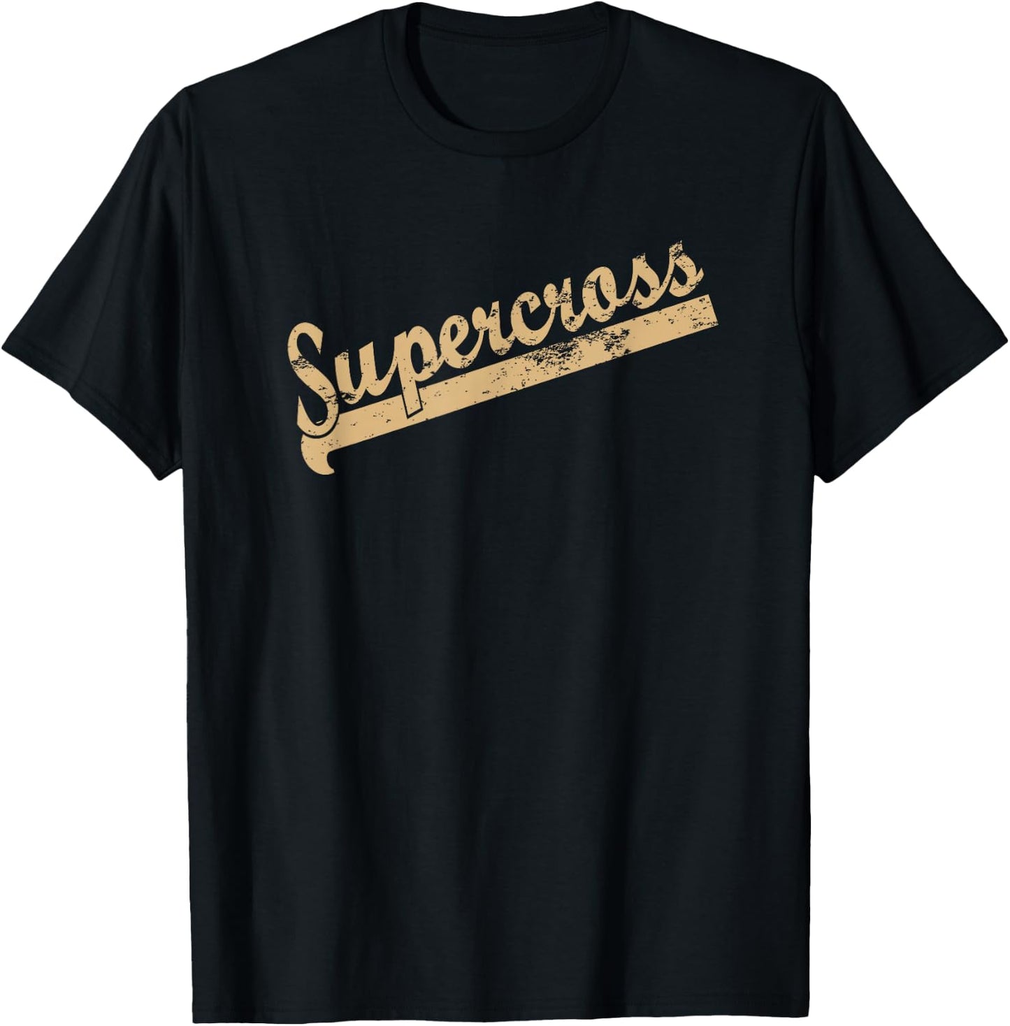 Supercross Vintage and Retro Dirt Bike Shirt T-Shirt - T-Shirt | Black