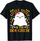 Little Sister Boo Crew Ghost Matching Family Girls Halloween T-Shirt - T-Shirt | Black