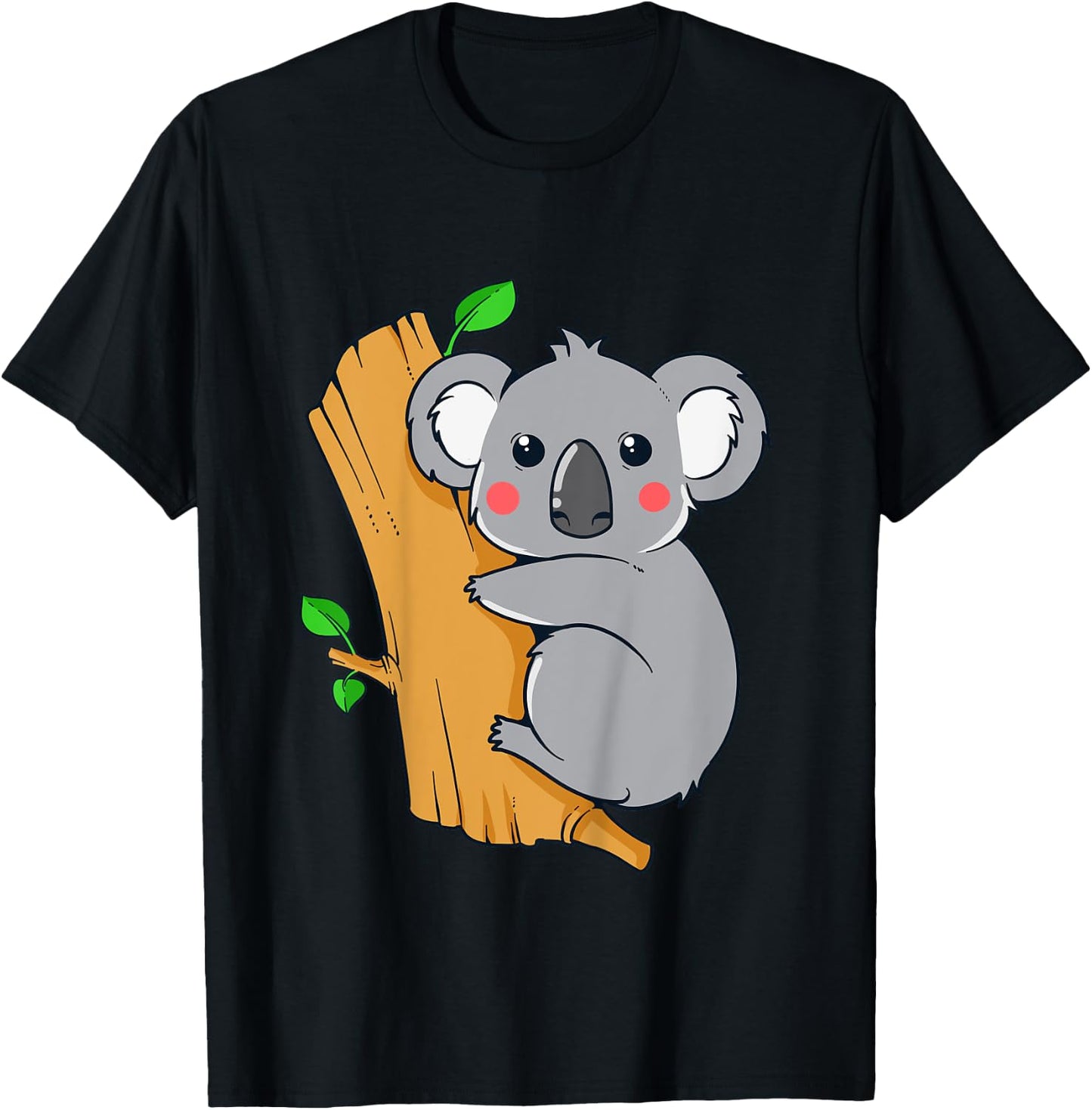 Cute Koala Bear T Shirt for Children | Kids Koala Bear Shirt T-Shirt - T-Shirt | Black