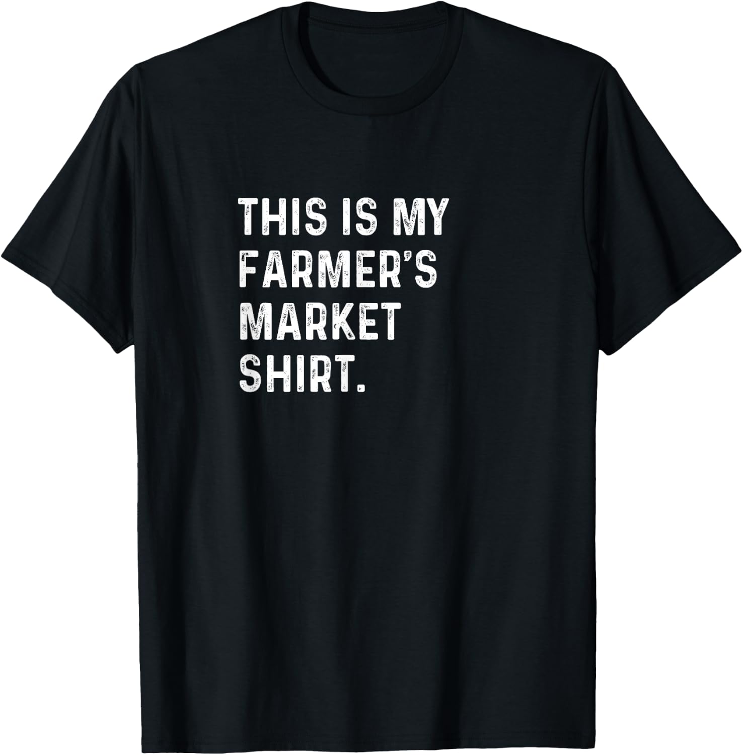 This Is My Farmers Market Shirt - Local Vendor Food Craft T-Shirt - T-Shirt | Black