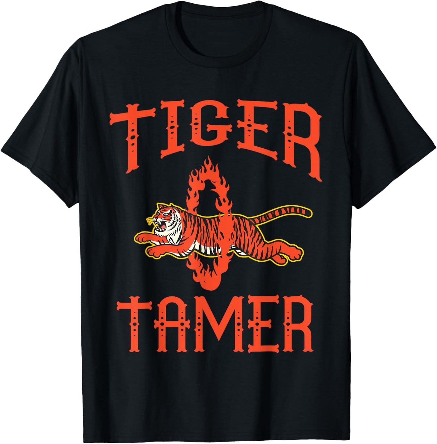 Circus Tiger Shirts - Circus Shirts - Circus Tiger Costume T-Shirt - T-Shirt | Black