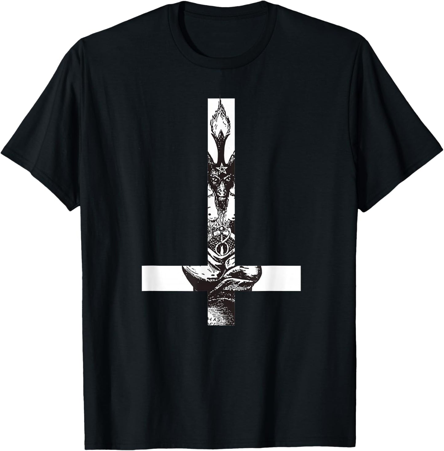 Baphomet Is My Spirit Animal Satan Black Cult Shirt T-Shirt - T-Shirt | Black