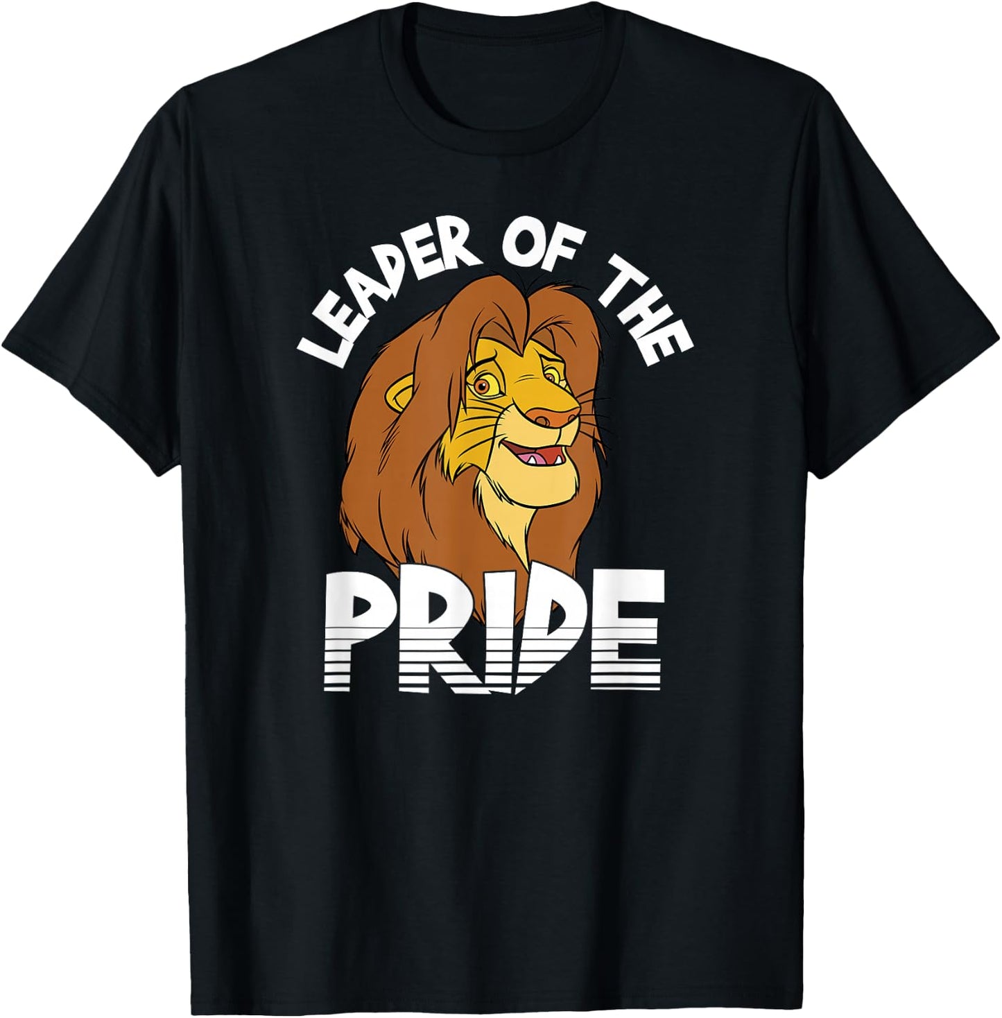 Disney The Lion King Simba Leader Of The Pride Retro Logo T-Shirt - T-Shirt | Black