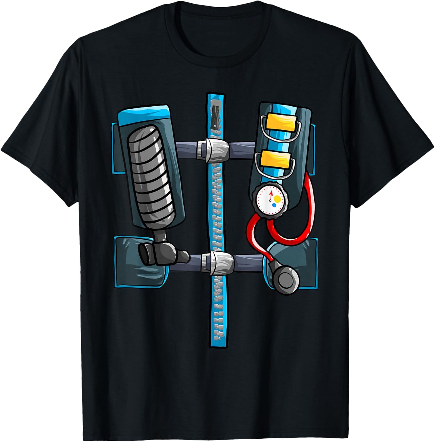 Cool Scuba Diver | Funny Lazy DIY Halloween Costume Gift T-Shirt - T-Shirt | Black