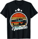 Retro Camper Van Life Vantastic - Vintage Vanlife T-Shirt - T-Shirt | Black
