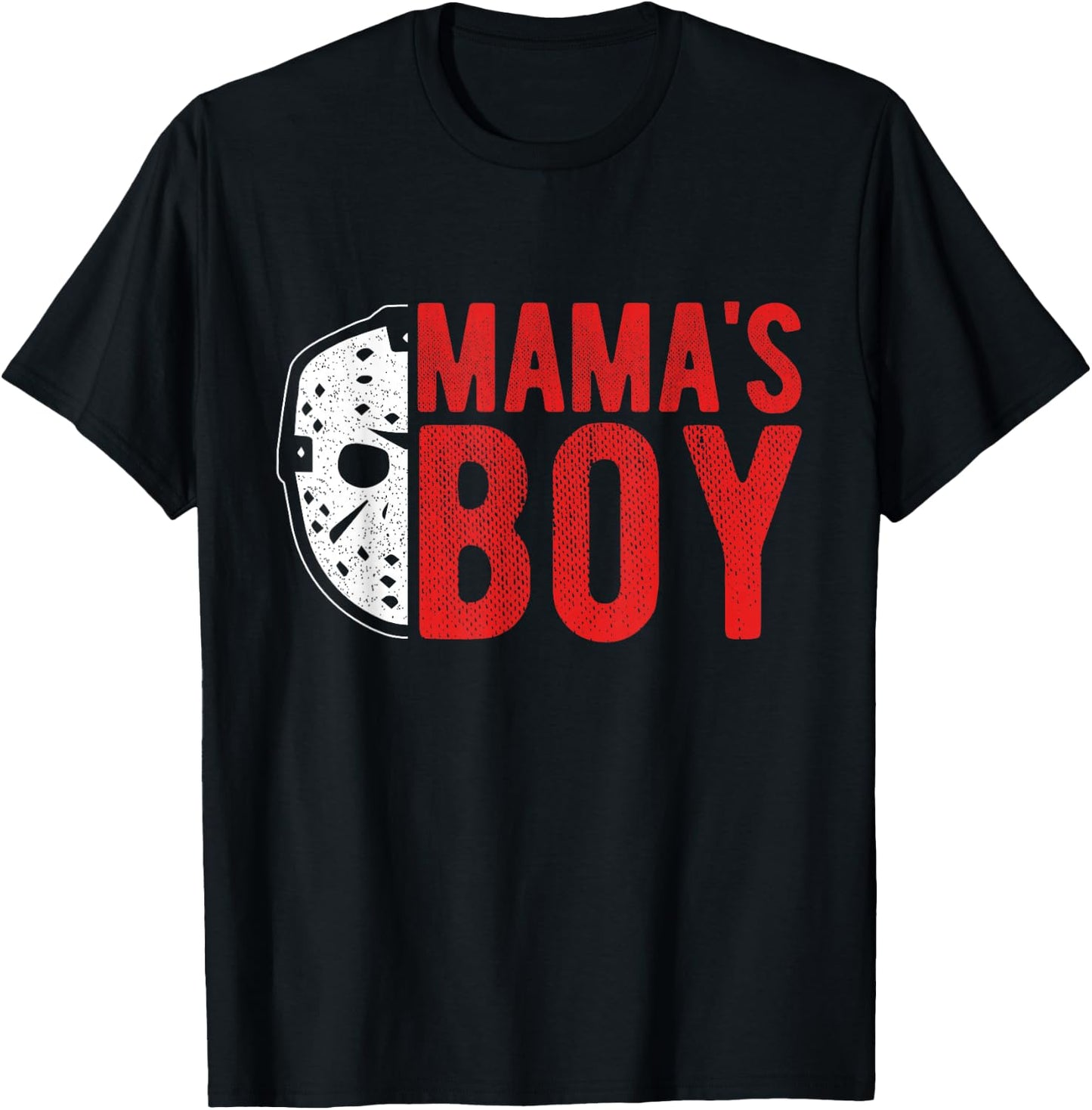 MAMA'S BOY Horror Movie Fan T-Shirt - T-Shirt | Black