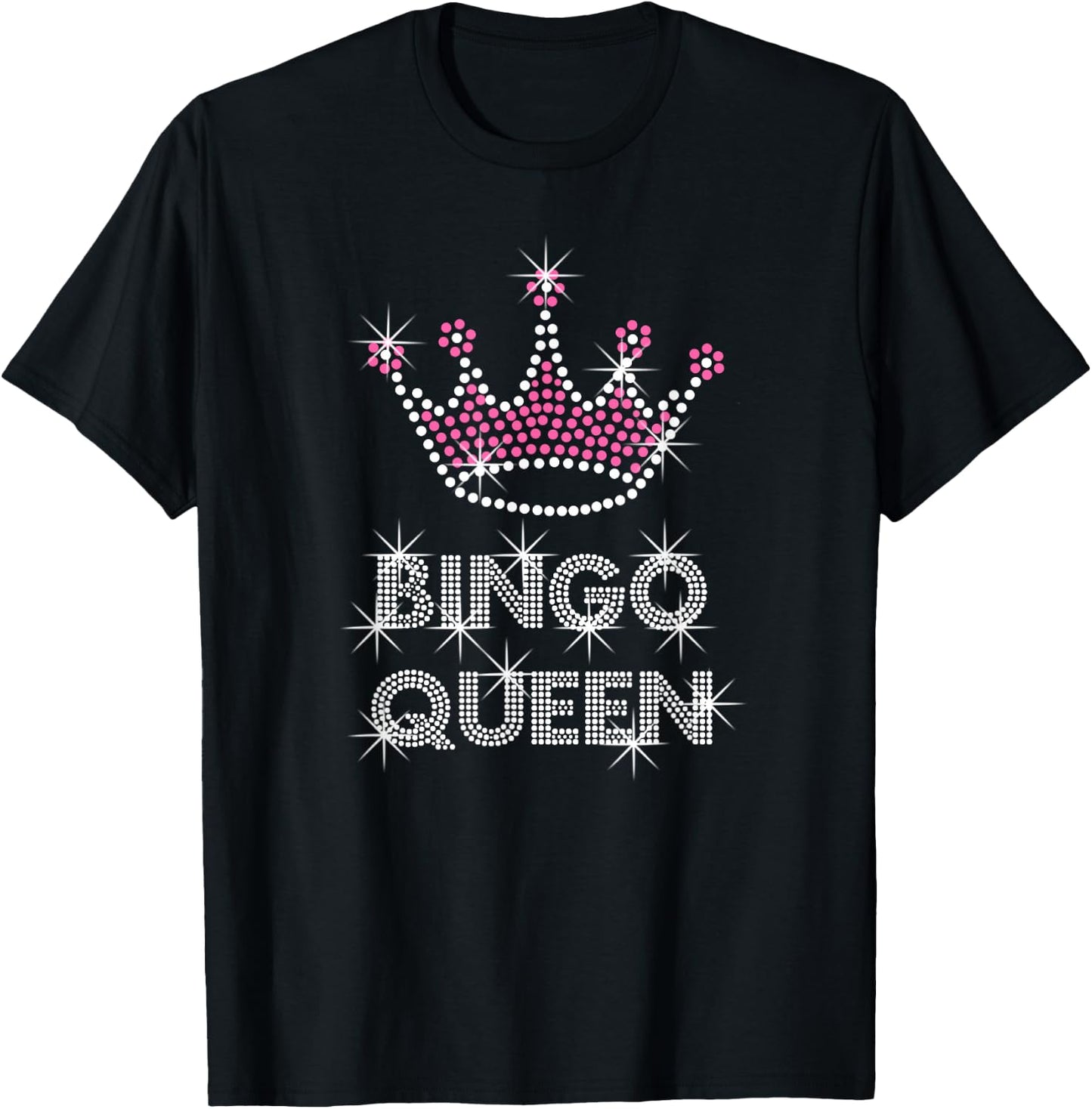 Bingo Bingo Queen Shirt top T-Shirt - T-Shirt | Black