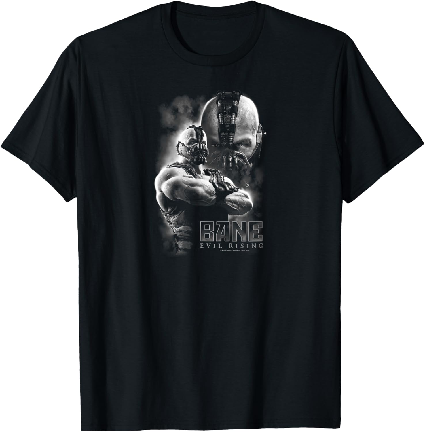 Batman Dark Knight Rises Bane Evil Rising T-Shirt - T-Shirt | Black