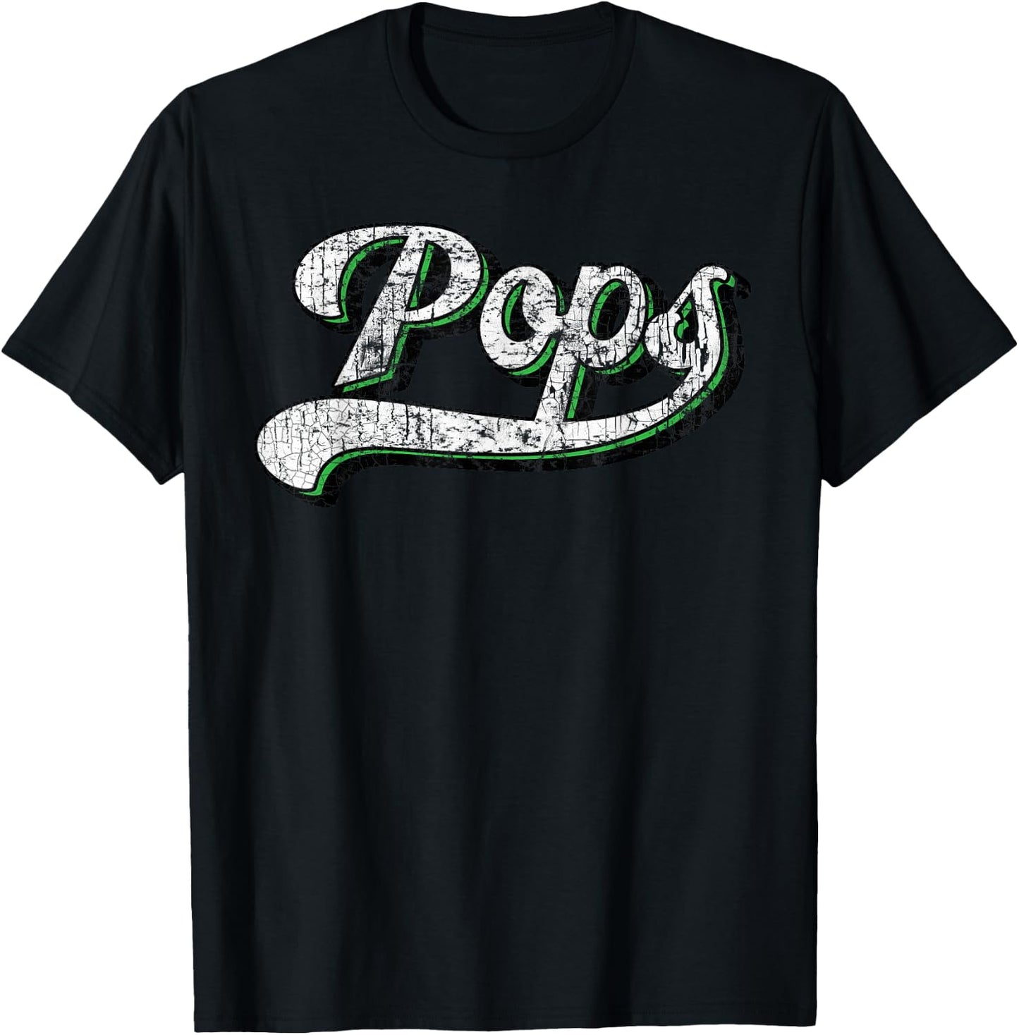 Vintage Father's Day Pops T-Shirt - T-Shirt | Black