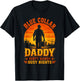 Blue Collar Daddy Dirty Hands Busy Nights Retro Sunset T-Shirt - T-Shirt | Black