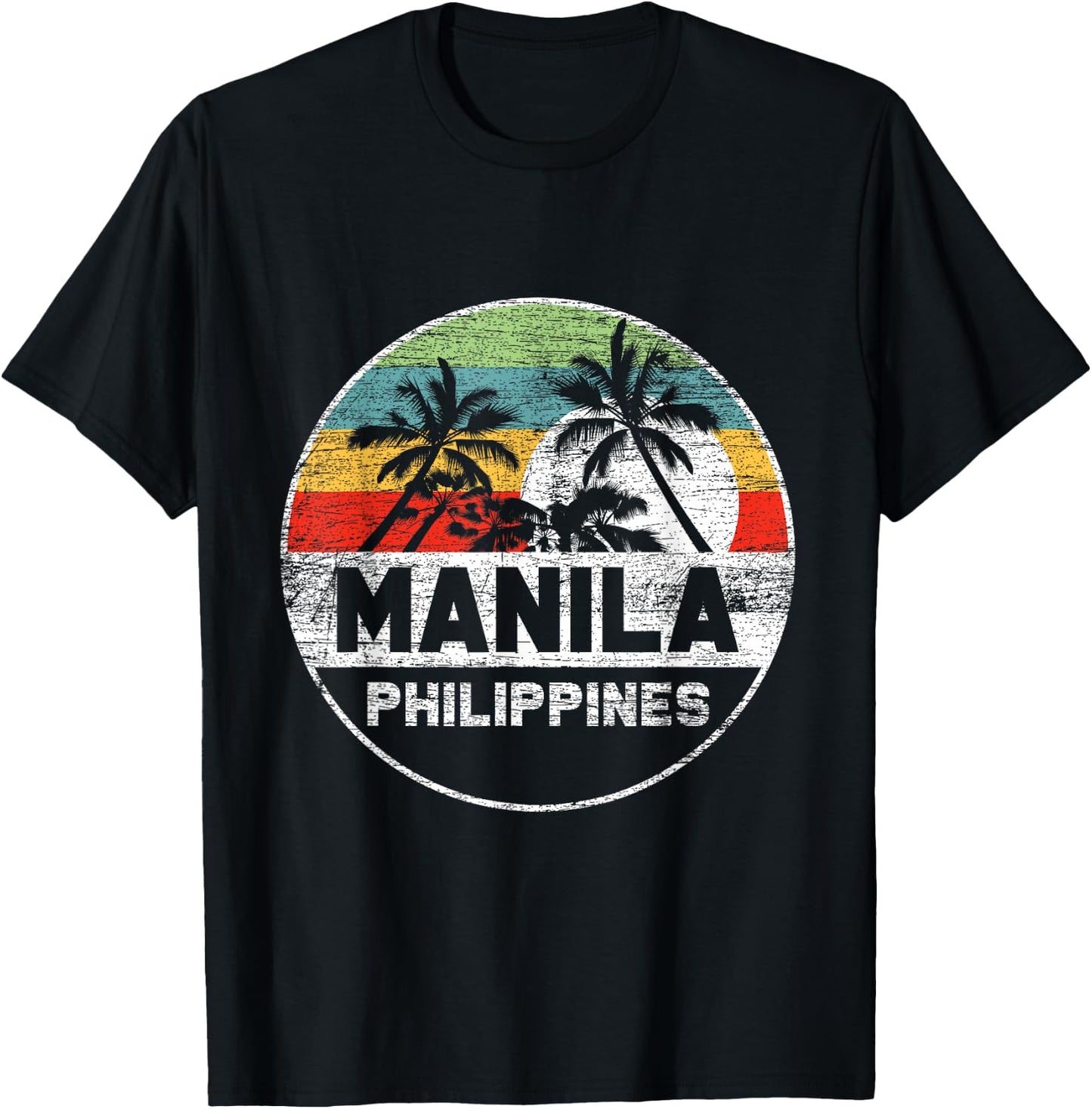 Manila Summer Philippines T-Shirt - T-Shirt | Black