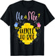 Gender Reveal What Will It Bee Shirt He or She Uncle T-Shirt - T-Shirt | Black