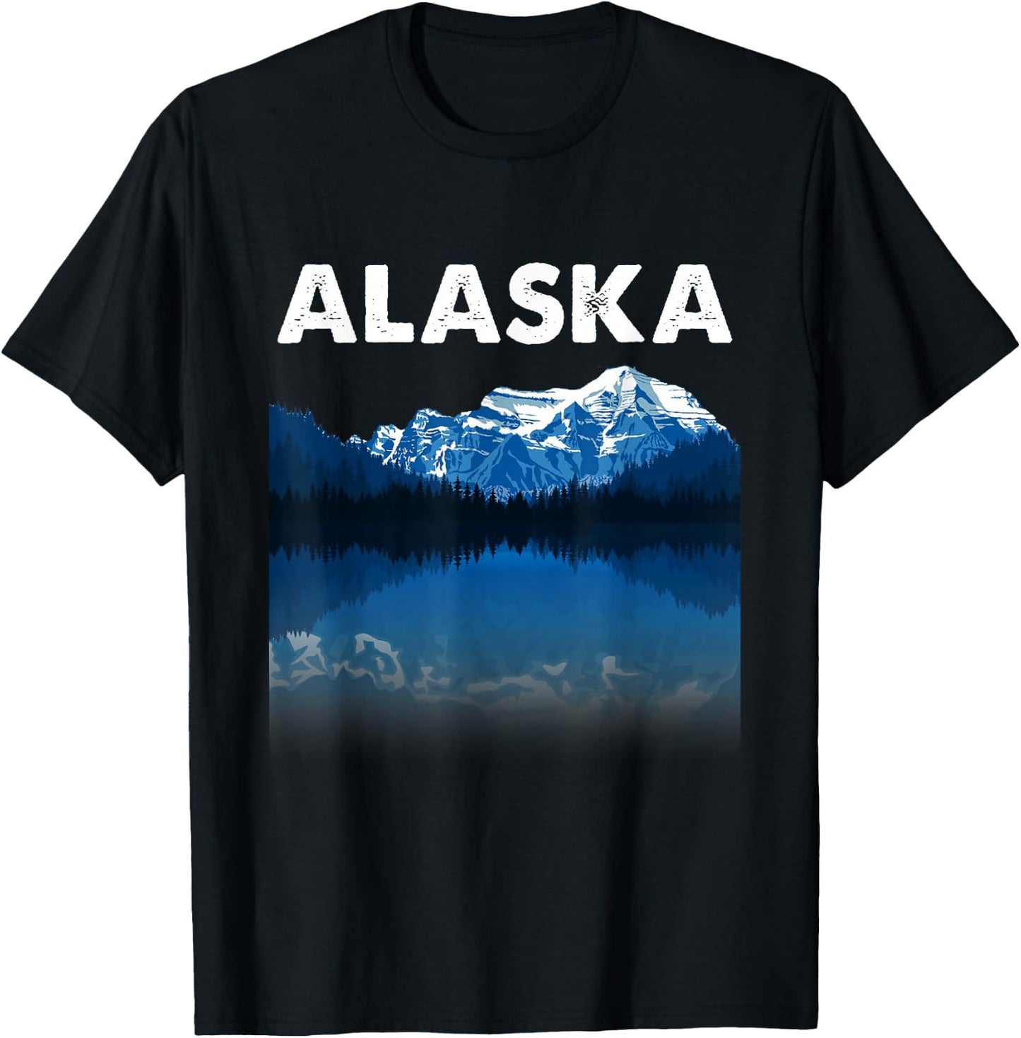Alaska Alaska Wilderness T-Shirt - T-Shirt | Black