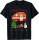 Camping Christmas Happy Camper Xmas Camp Gifts Women T-Shirt - T-Shirt | Black