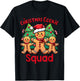 Christmas Cookie Squad Festive Gingerbread Holiday Matching T-Shirt - T-Shirt | Black