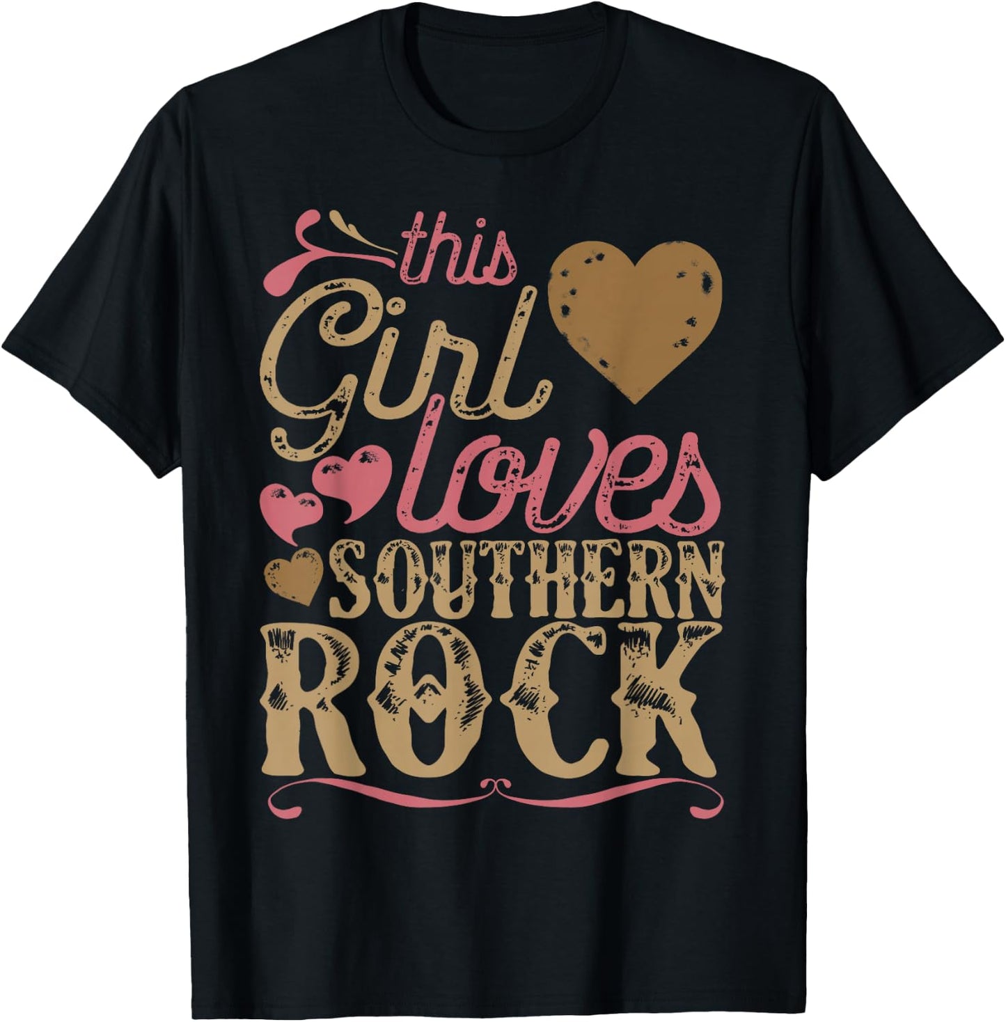 Southern Rock Shirt Gift Present Music T-Shirt - T-Shirt | Black