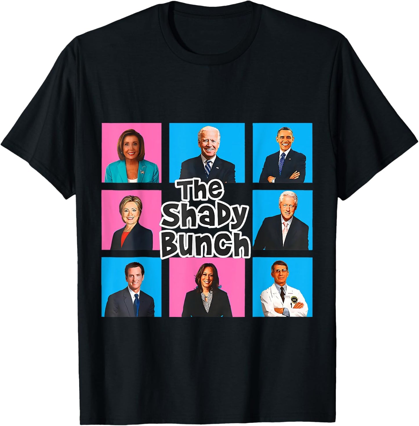 Funny The Shady Bunch 2024 T-Shirt - T-Shirt | Black
