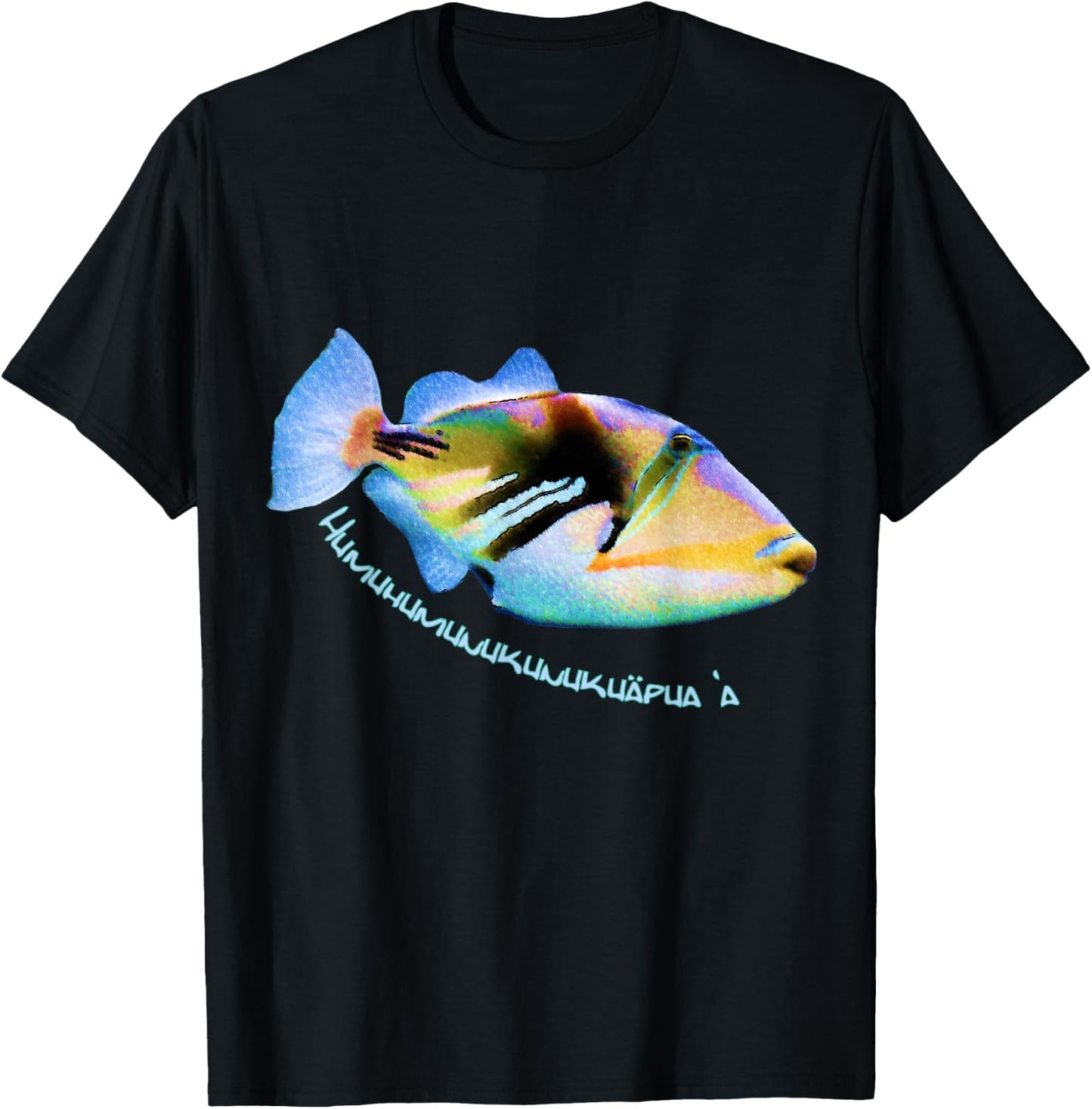 Hawaiian Triggerfish Hawaii T-Shirt - T-Shirt | Black