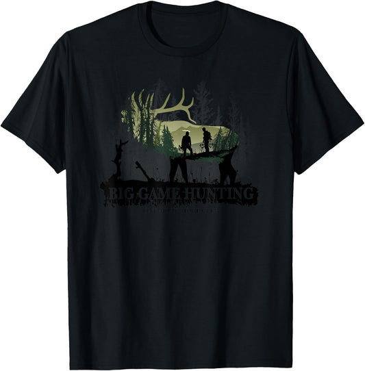 Hunting, Elk Hunting, Bow Hunter T-Shirt - T-Shirt | Black