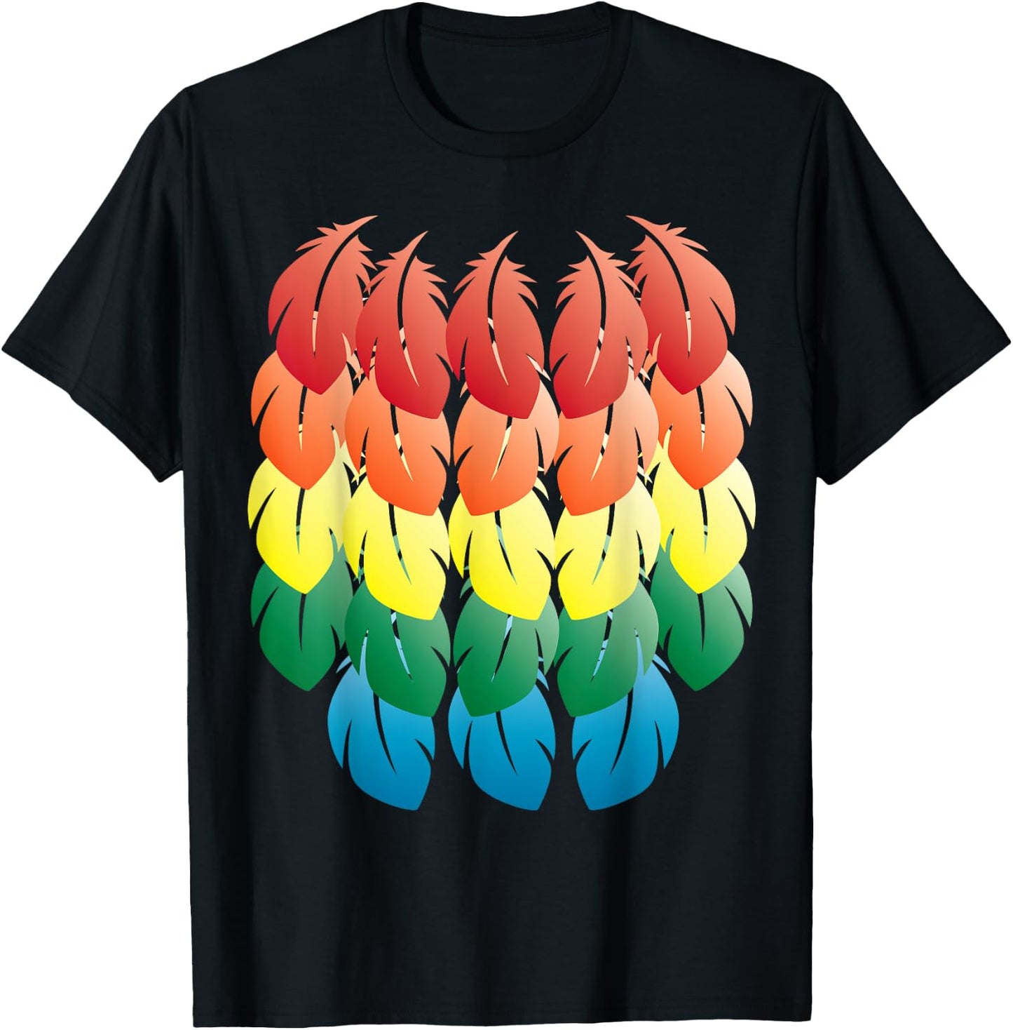 Parrot Halloween Shirt Costume Feathers Bird Macaw T-Shirt - T-Shirt | Black
