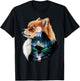 Pomeranian Howling to The Moon Pomeranians T-Shirt - T-Shirt | Black