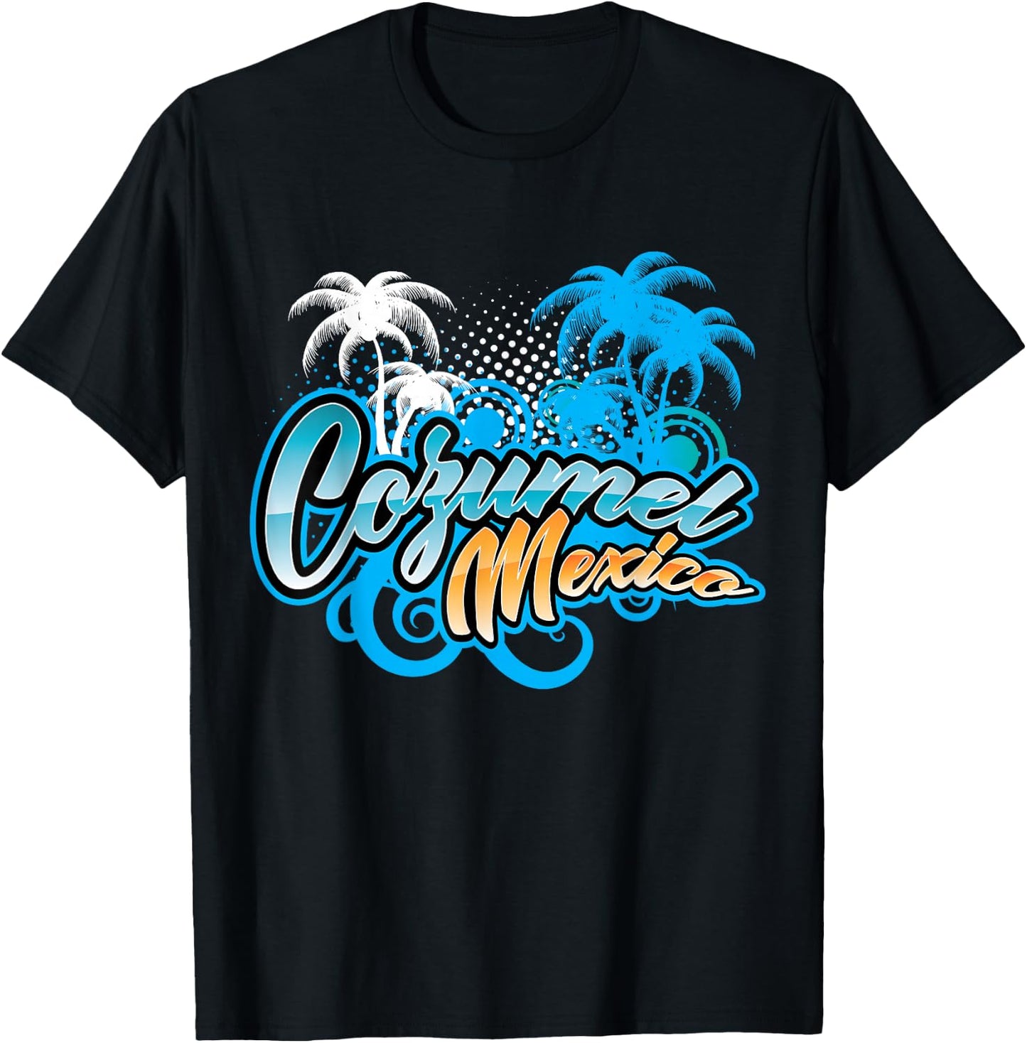 Cozumel Mexico Souvenir Gift Traveler Men/Women T-Shirt - T-Shirt | Black