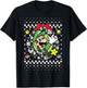Super Mario Luigi Classic Ugly Christmas Graphic T-Shirt - T-Shirt | Black