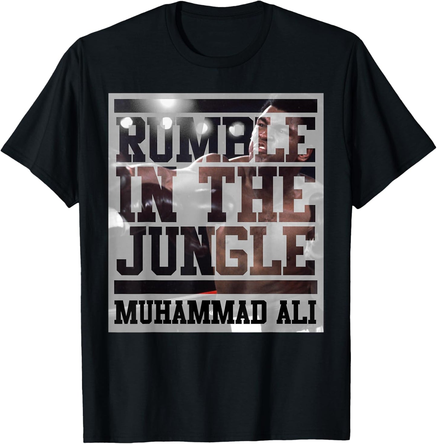 Muhammad Ali - Rumble in the Jungle T-Shirt - T-Shirt | Black