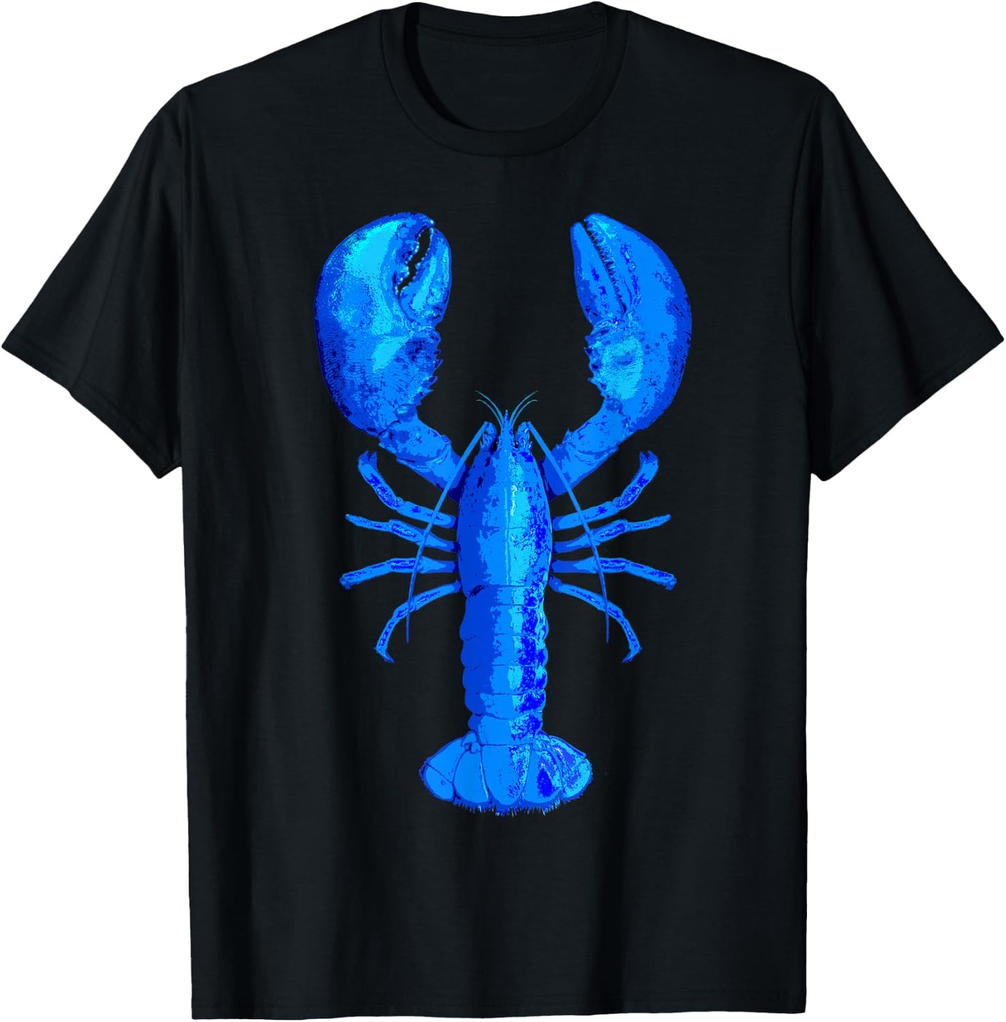 Blue Lobster T-Shirt - T-Shirt | Black