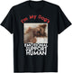 Yorkie Dog Emotional Support Human Funny Yorkshire T-Shirt - T-Shirt | Black
