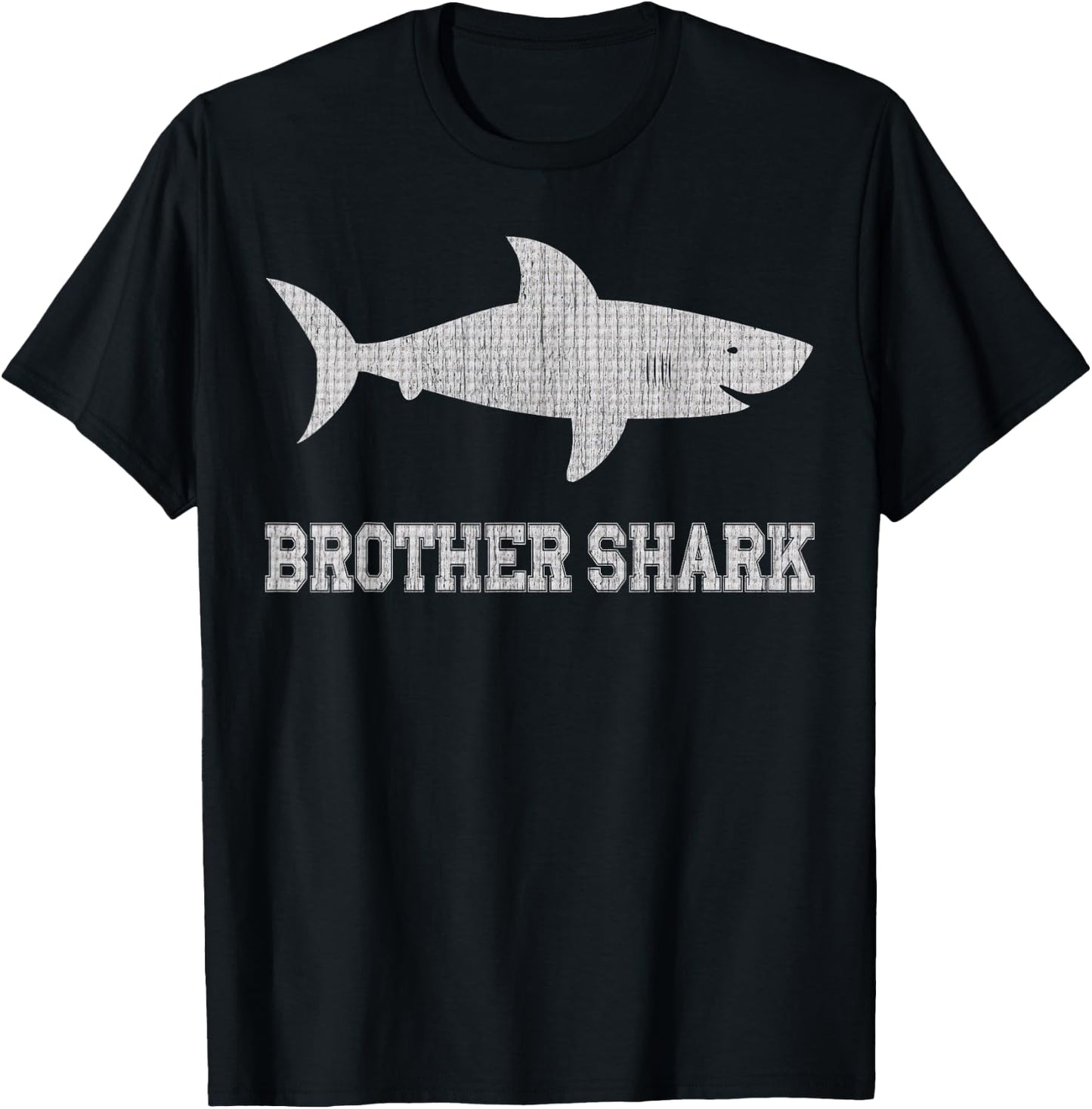 Brother Shark Funny Shark matching Family T-Shirt - T-Shirt | Black