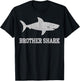 Brother Shark Funny Shark matching Family T-Shirt - T-Shirt | Black