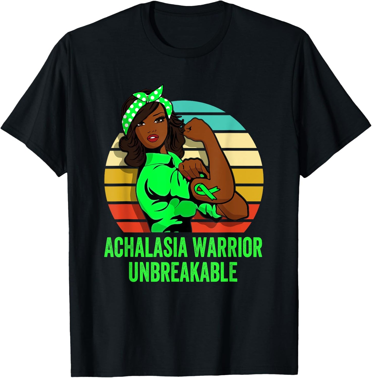 Achalasia Warrior Shirt Unbreakable T-Shirt - T-Shirt | Black