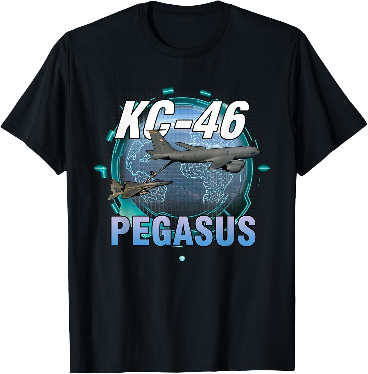 KC-46 Pegasus Gift Veteran T-Shirt - T-Shirt | Black