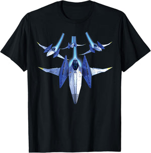 Nintendo Star Fox Zero Group Space Flight T-Shirt - T-Shirt | Black