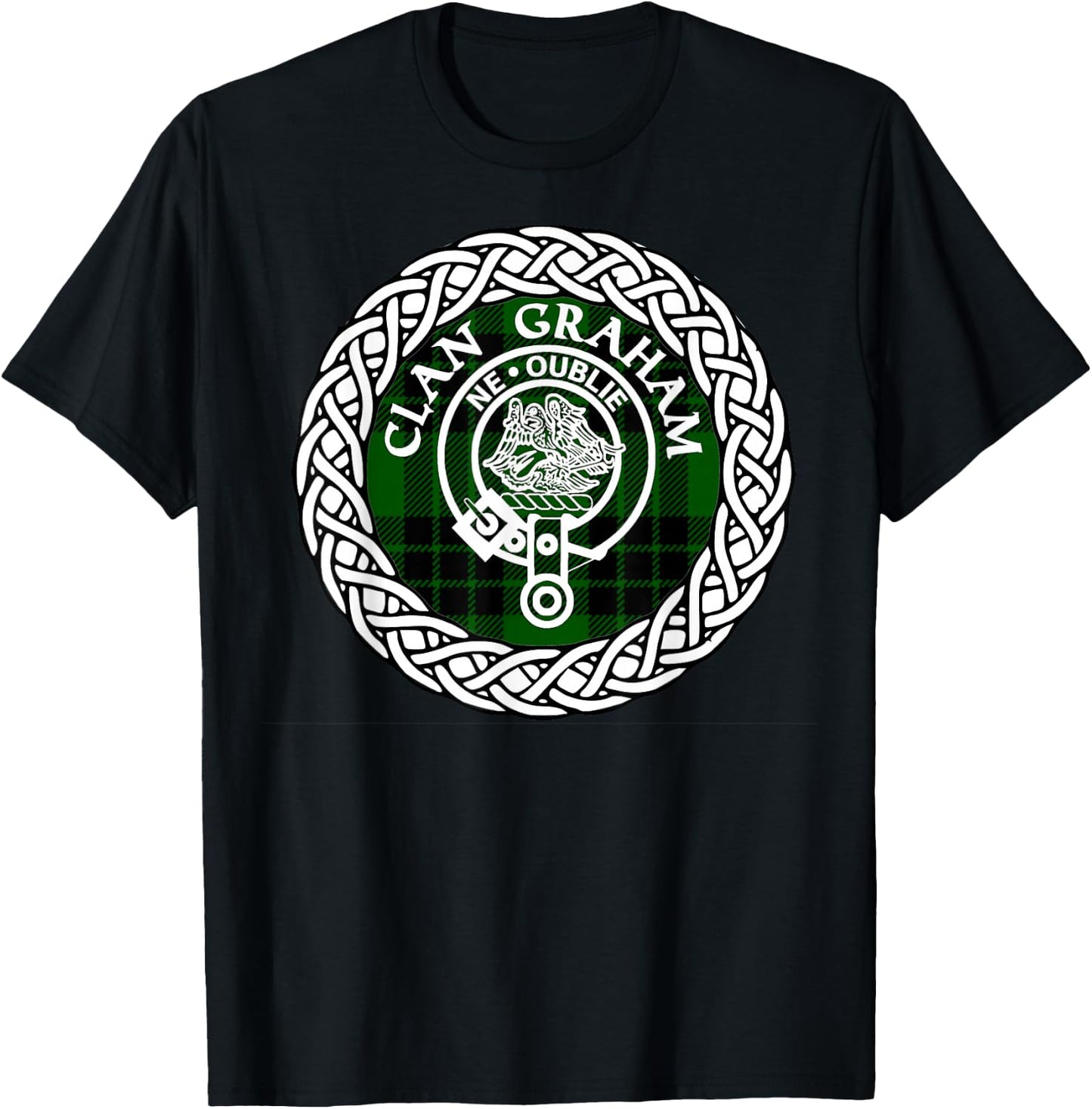 Graham Clan surname Scottish tartan T-Shirt - T-Shirt | Black