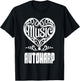 Music Lover Elegant Scrolled Heart for Autoharp Fans T-Shirt - T-Shirt | Black