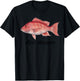 Red Snapper Shirt - Red Snapper Fishing Shirt T-Shirt - T-Shirt | Black