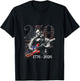 Abraham Lincoln Playing Guitar 4th July 250th Anniversary T-Shirt - T-Shirt | Black