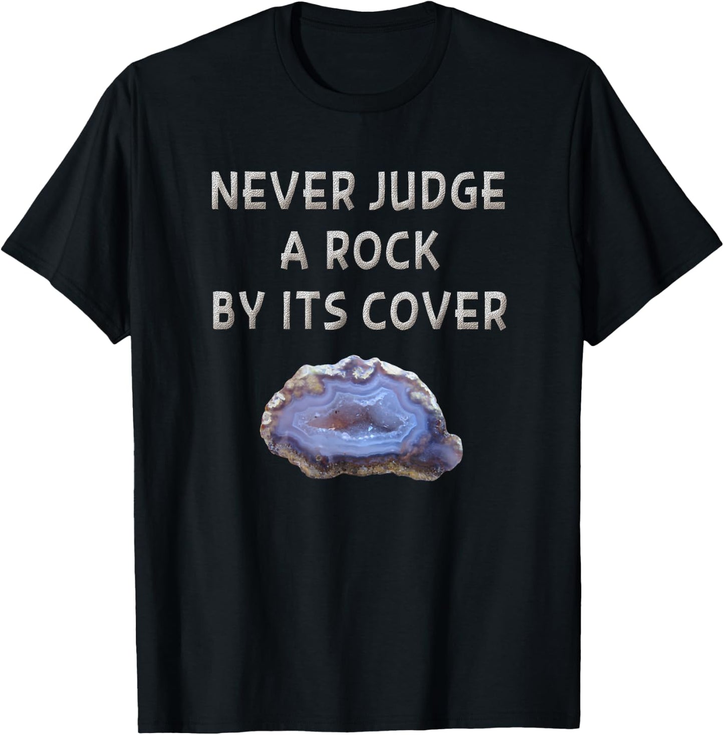 Rock Hound Geode Shirt Funny Geology Gift Rock Collector T-Shirt - T-Shirt | Black