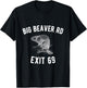 Detroit Shirt | Big Beaver Exit 69 T-Shirt - T-Shirt | Black