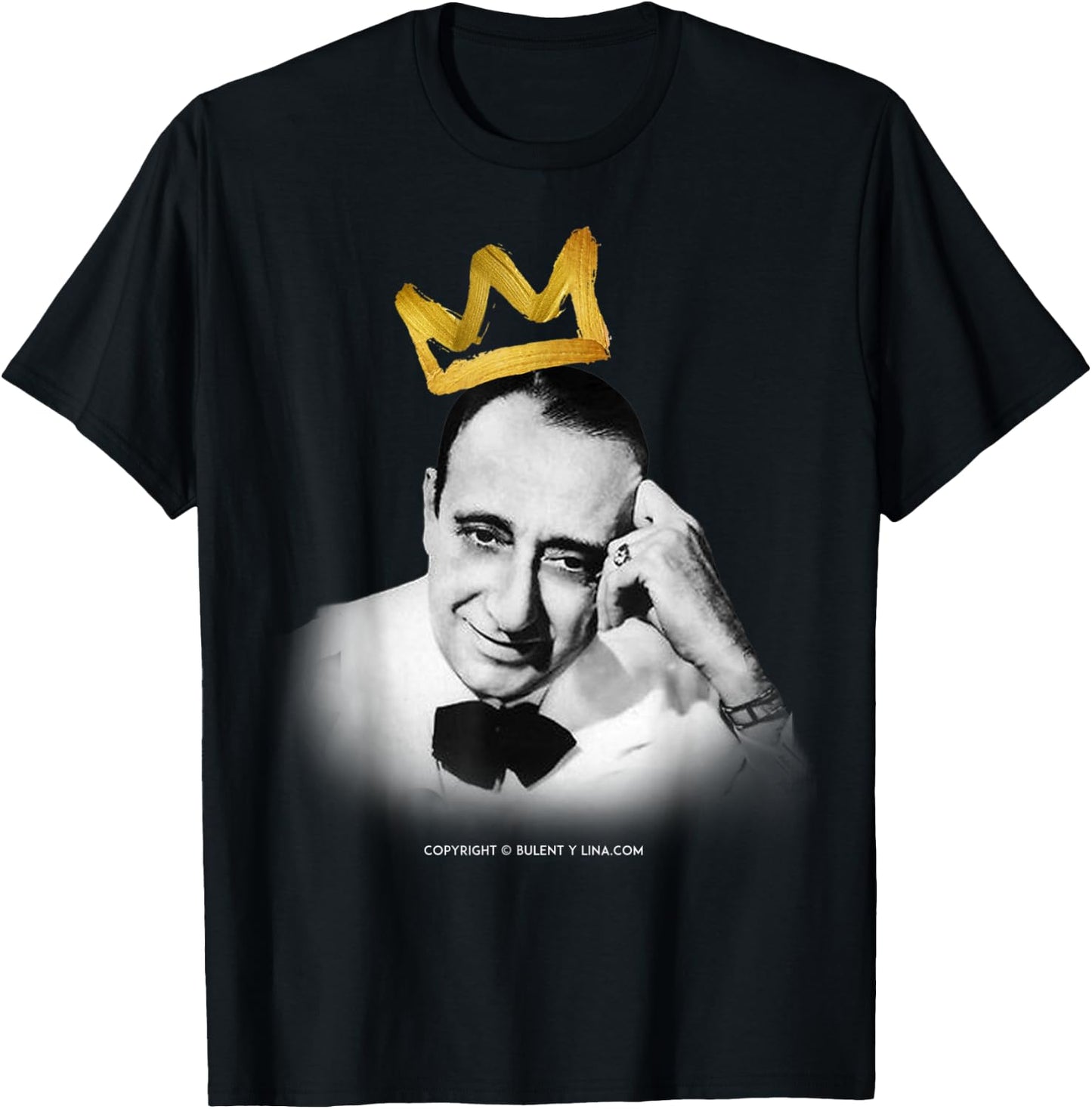 The King of Rhythm - D'Arienzo | Tango 8 Festival + Marathon T-Shirt - T-Shirt | Black