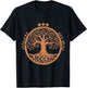 Tree Yggdrasil Viking Celtic Norse Life Symbol T-Shirt - T-Shirt | Black