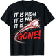 It is High It is Far It is Gone Baseball Funny Quote T-Shirt - T-Shirt | Black