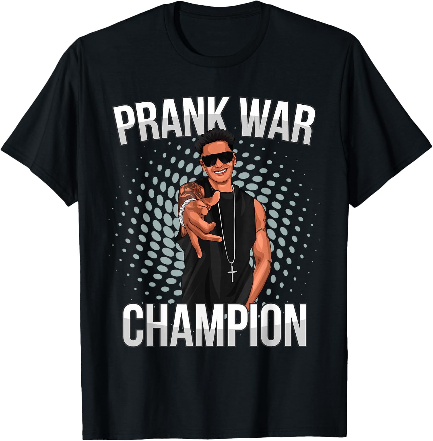Trending Men's Prank War Champion Pauly D , Black, Small T-Shirt - T-Shirt | Black