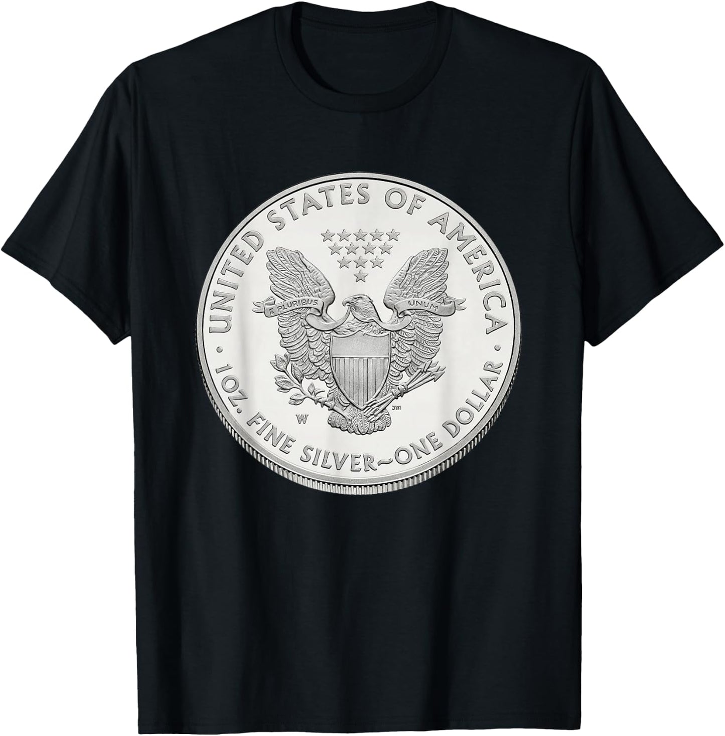 American Eagle Silver Coin Bullion T-Shirt - T-Shirt | Black