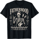 Fatherhood Skeleton Dad Playing Guitar Rock Men Fathers Day T-Shirt - T-Shirt | Black