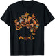 Australia Map Koalas Kangaroos Boomerangs Sydney Opera T-Shirt - T-Shirt | Black